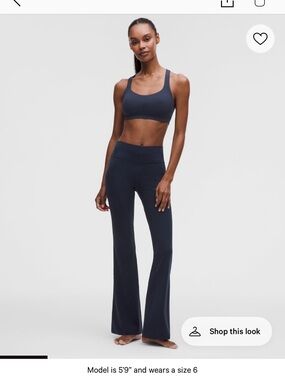 lululemon athletica High-Rise Flared Pant — Navy